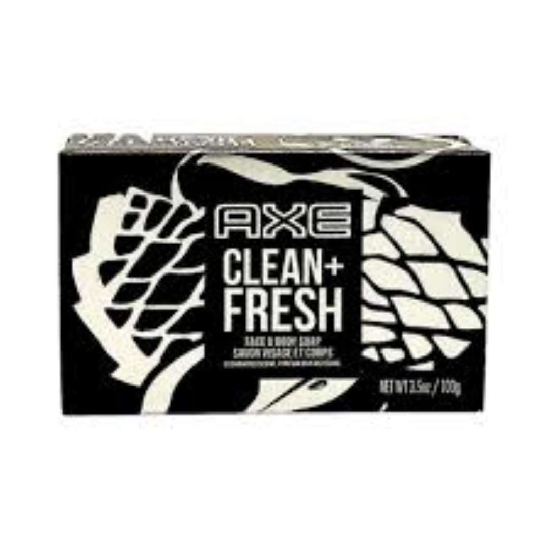 AXE FACE & BODY SOAP CLEAN FRESH 4X100G